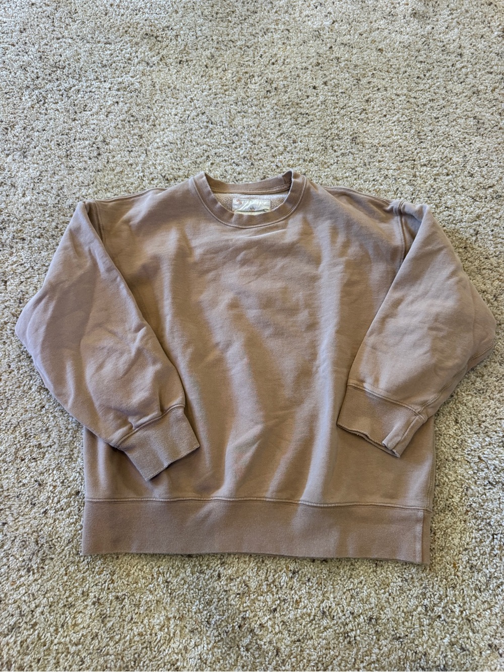 American Eagle Outfitters Crewneck Sweatshirt - Mauve Taupe